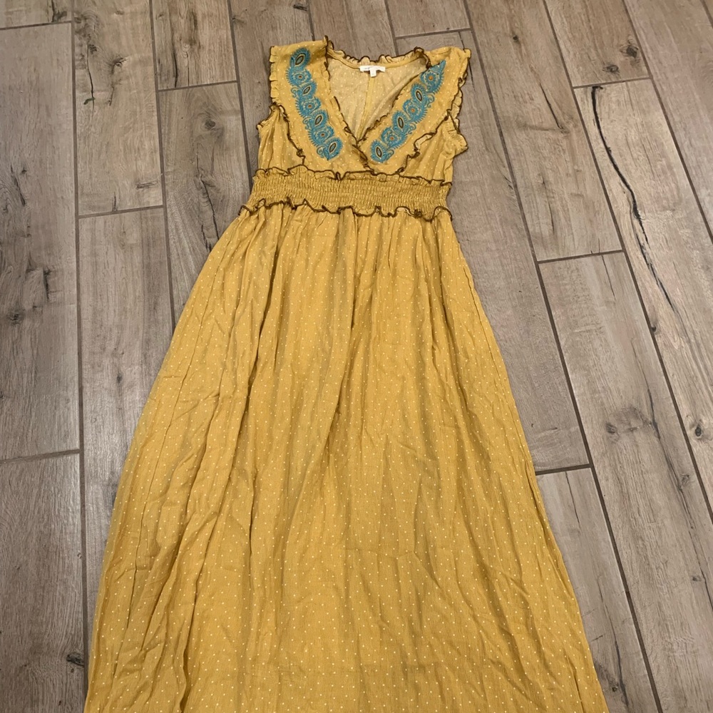 Mystree mustard dress